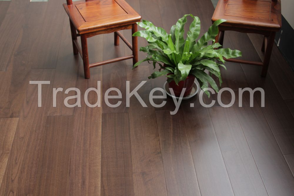 Black walnut engineered wood flooring factory supply