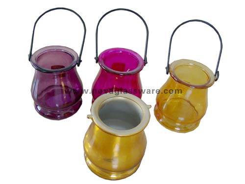 Glass Candle Holders