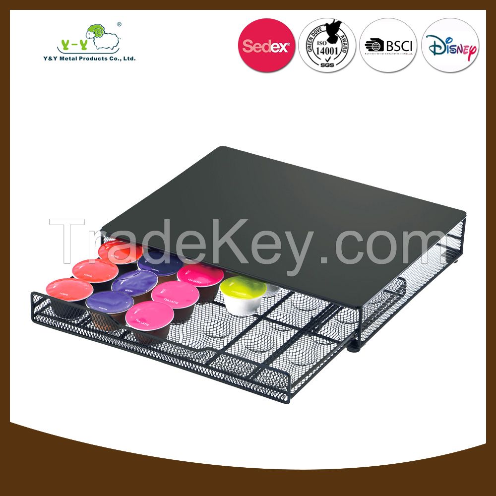 New style hot sale powder coating coffee pod drawer