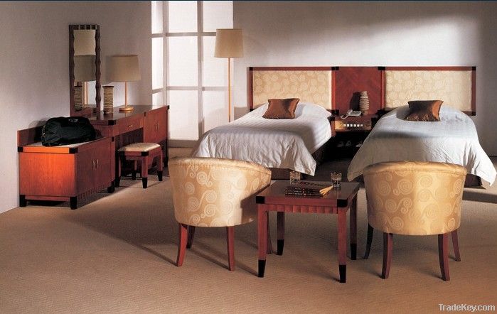 Commercial bedroom set, cheap hotel furniture, economy Hotel Furniture Set