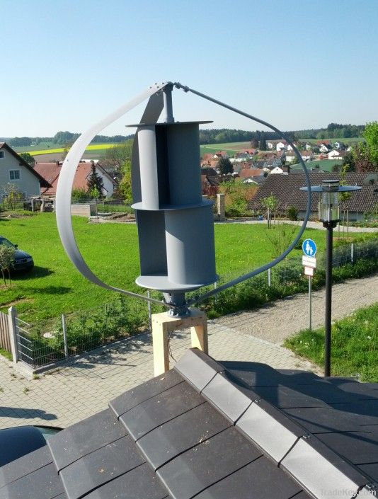 high efficiency silver color wind turbine