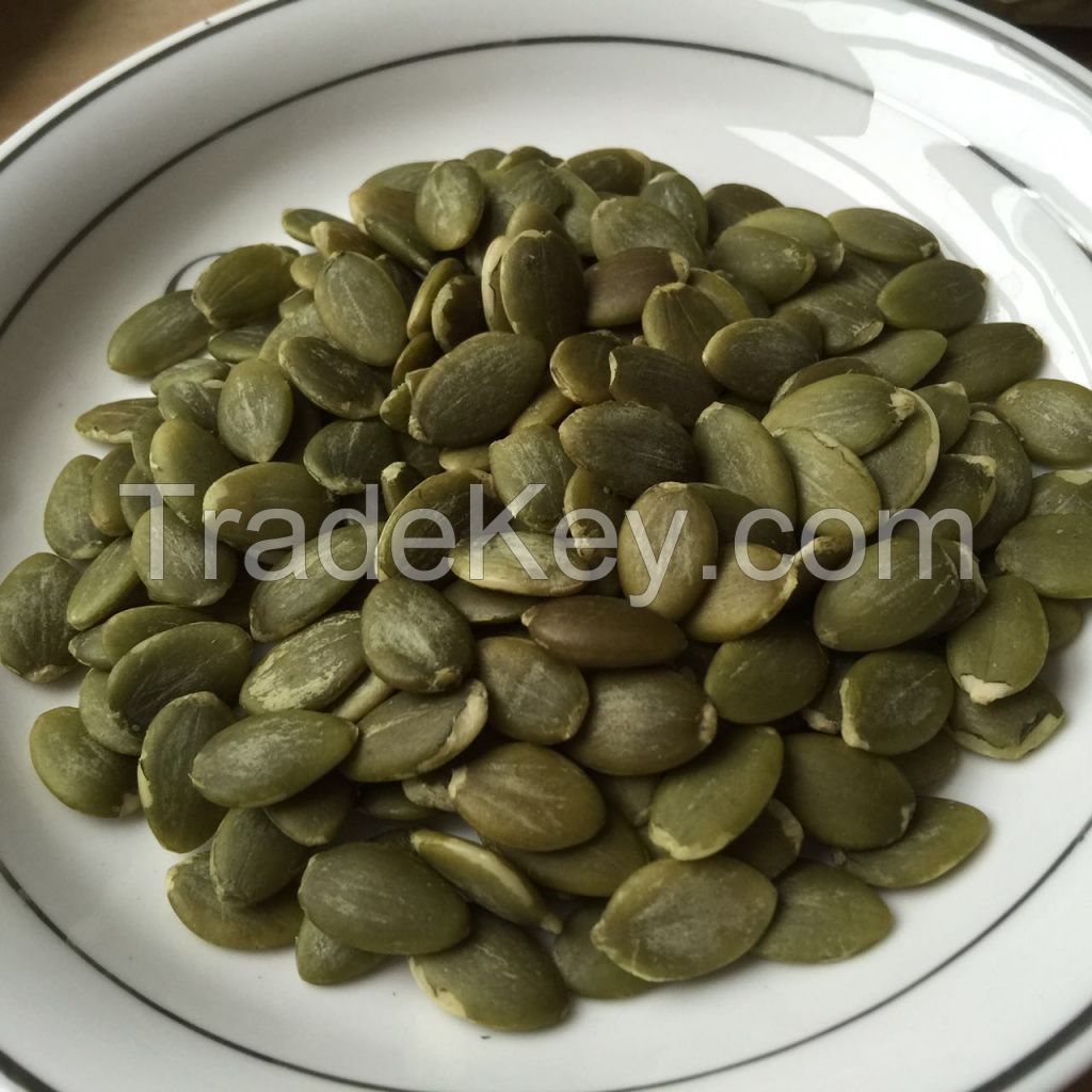 sunshine pumpkin seed kernels，shine skin pepitas, SS AA, Organic seed