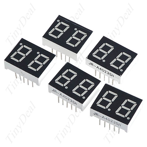 Indoor 0.40" seven segment Two Digit LED display, low price