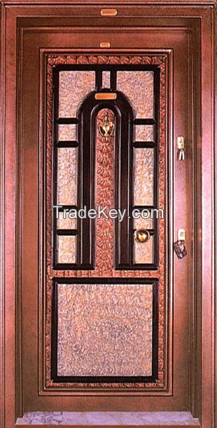 Security steel door