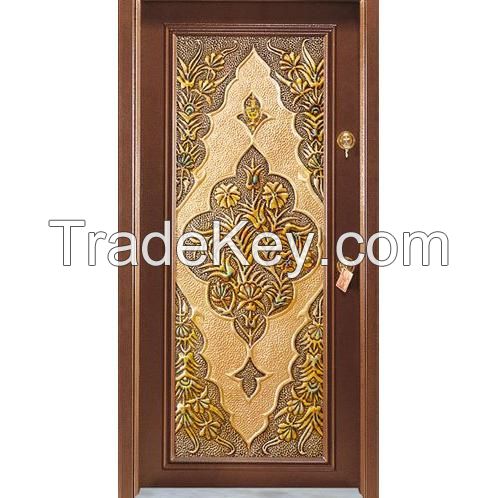 Security steel door