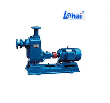 Self-priming sewage pump