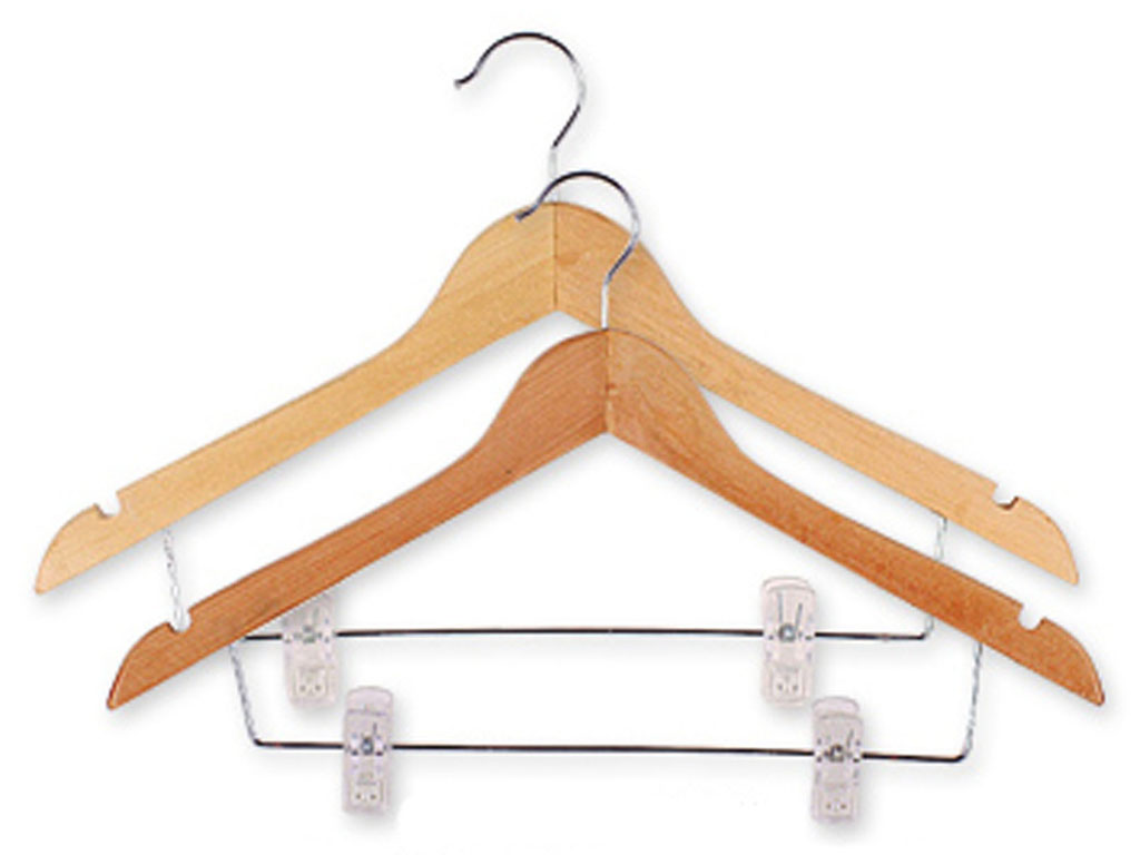 wooden hanger