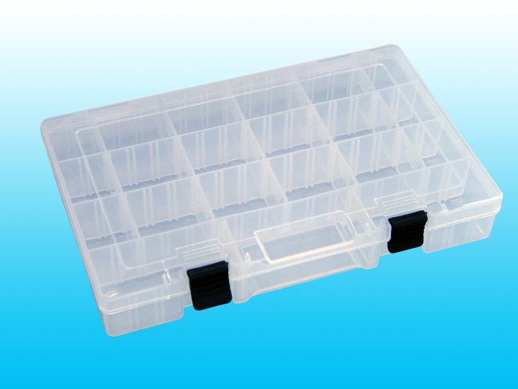 plastic tackle box