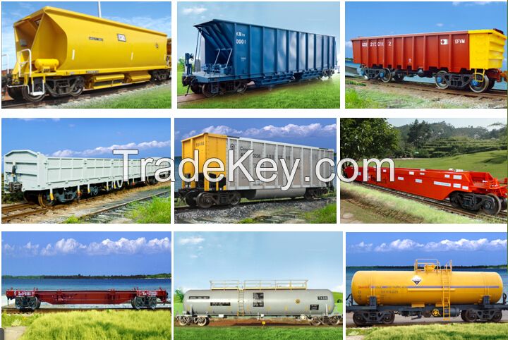 open top wagon, railway freight wagon qualified manufacture China