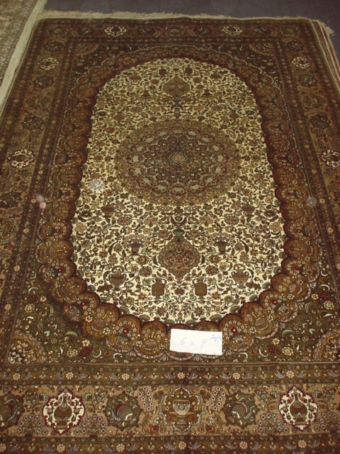 handmade silk carpet