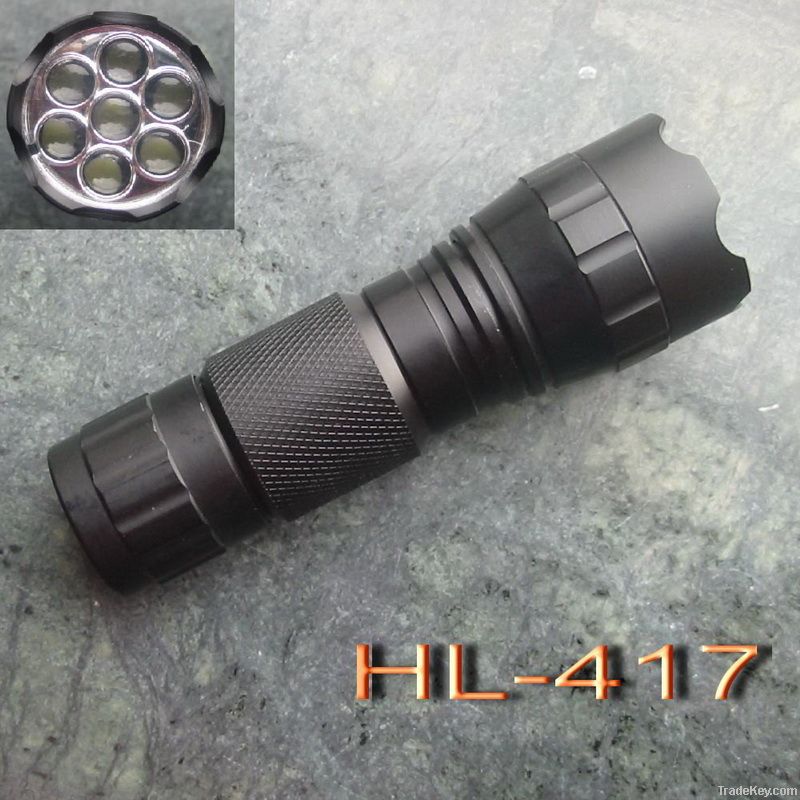 HL-417    7LEDs Focused Flashlight