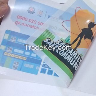 PVC/PP/PET/PS adhesive sticker label