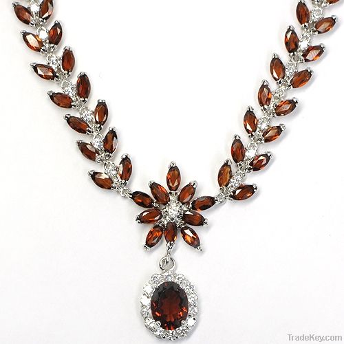 Garnet necklace