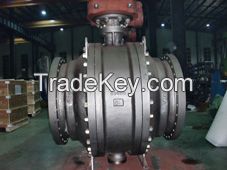 Trunnion ball valve