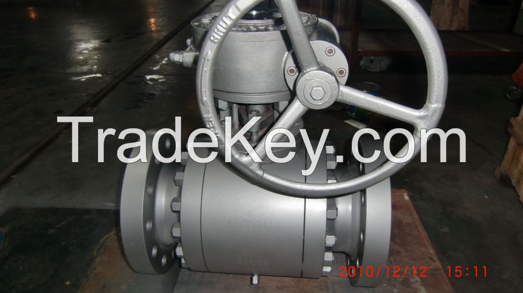 Trunnion ball valve