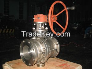 Trunnion ball valve