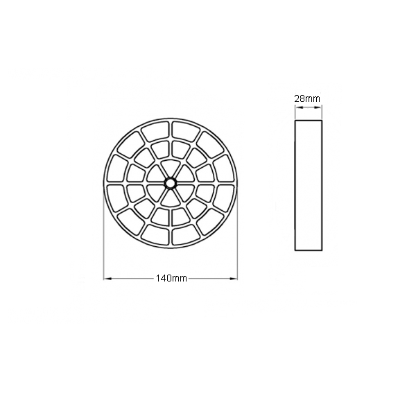 Skid-Mate Spacer,Black color