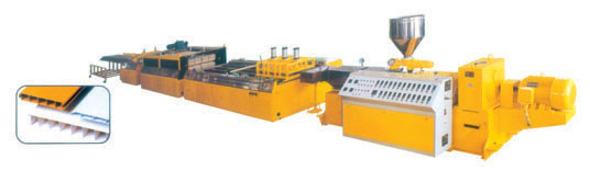 PE, PP with wood WPC profile machine