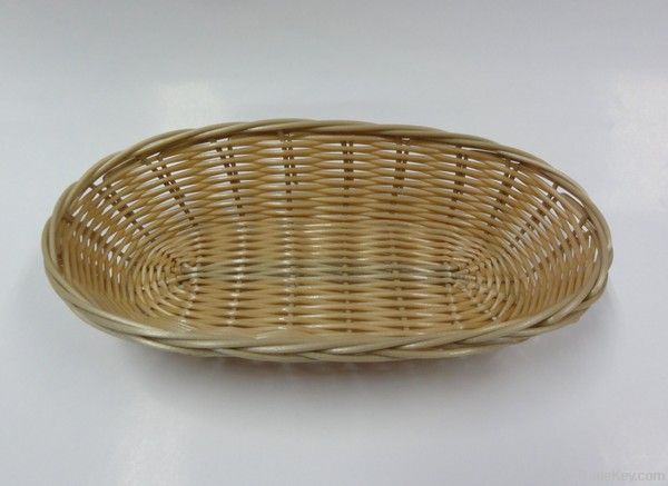 Poly Wicker Bread Basket