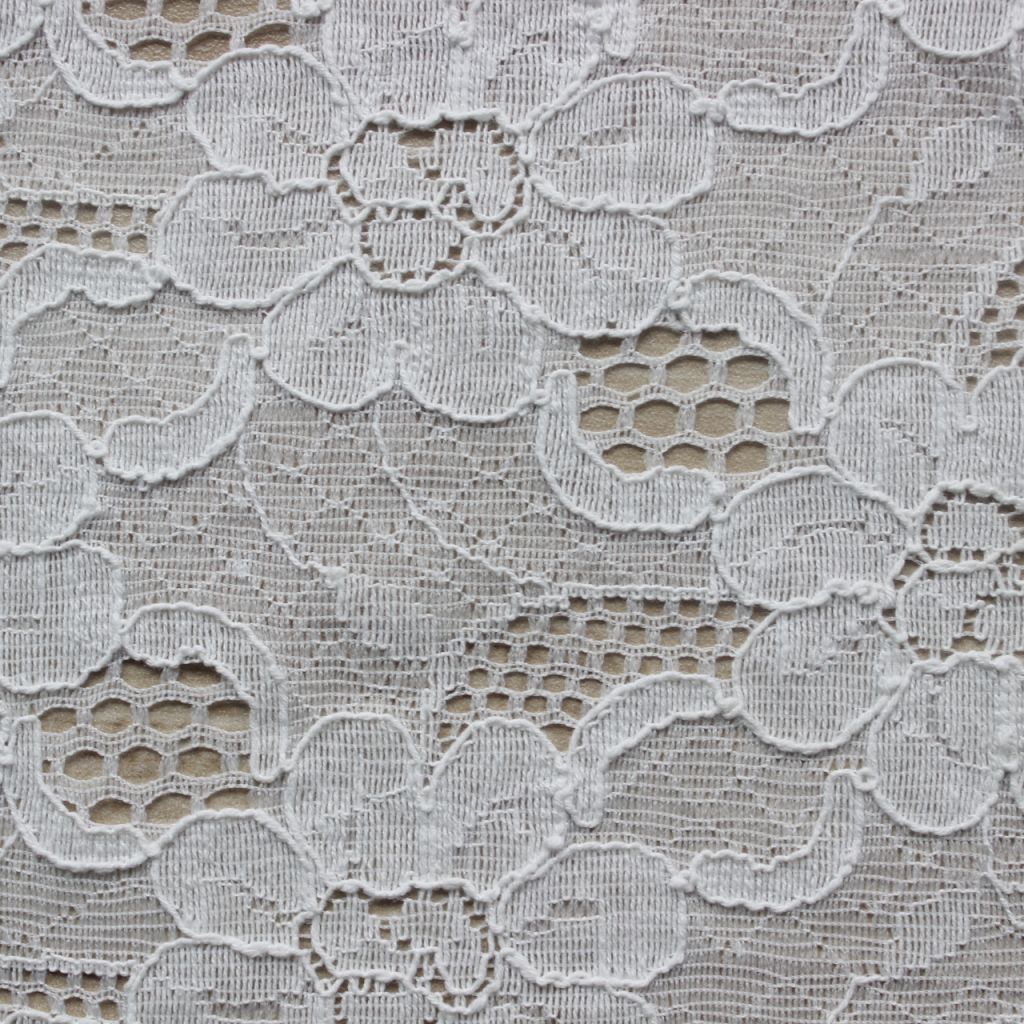 Nylon cotton lace  fabric dyed