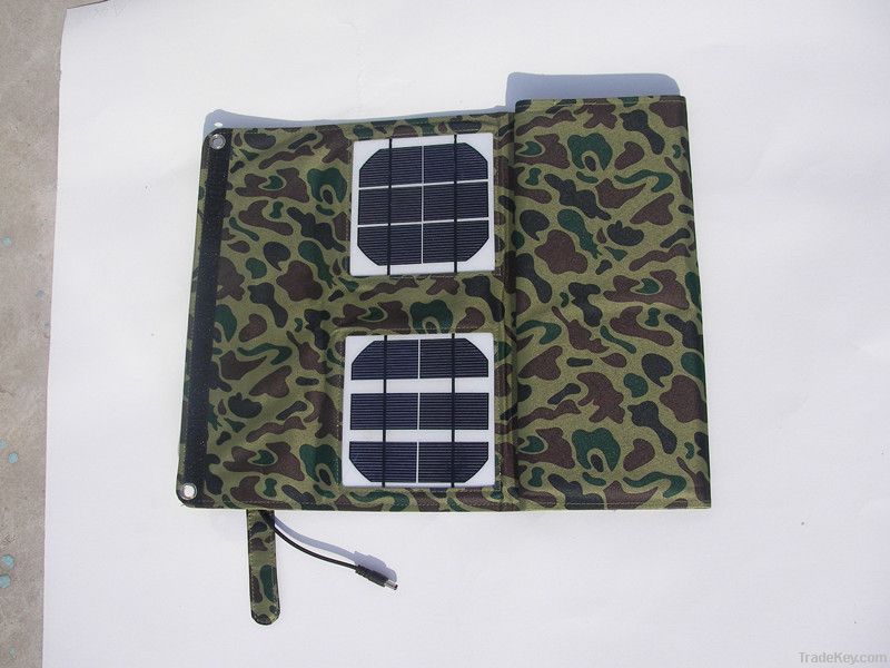 Folding solar charger