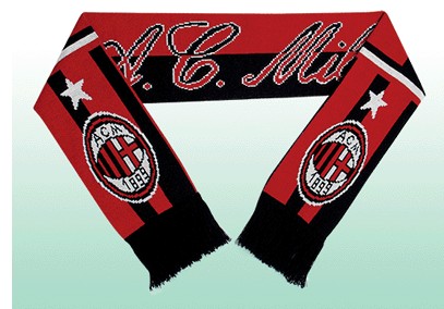 football scarf, jacquard scarf