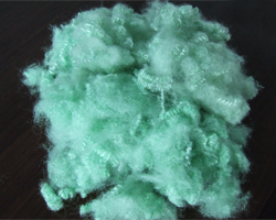 Green Color Polyester Staple Fibre