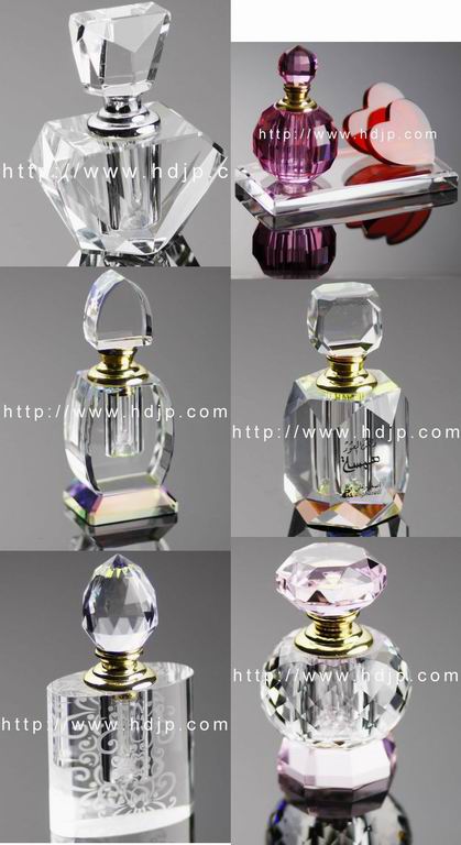 crystal perfume bottle