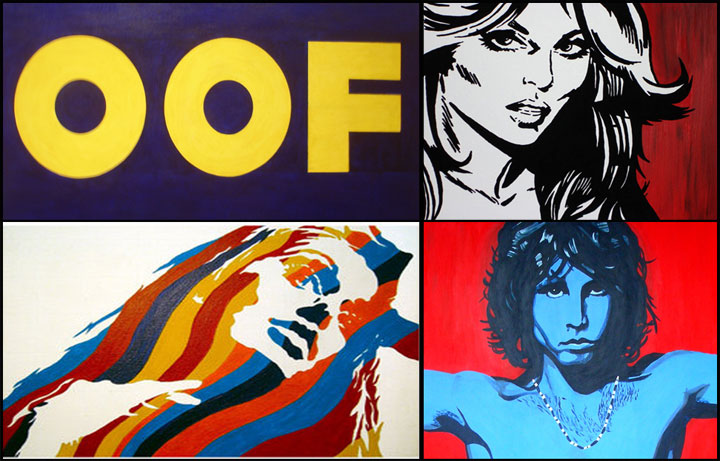 pop art oil paintings