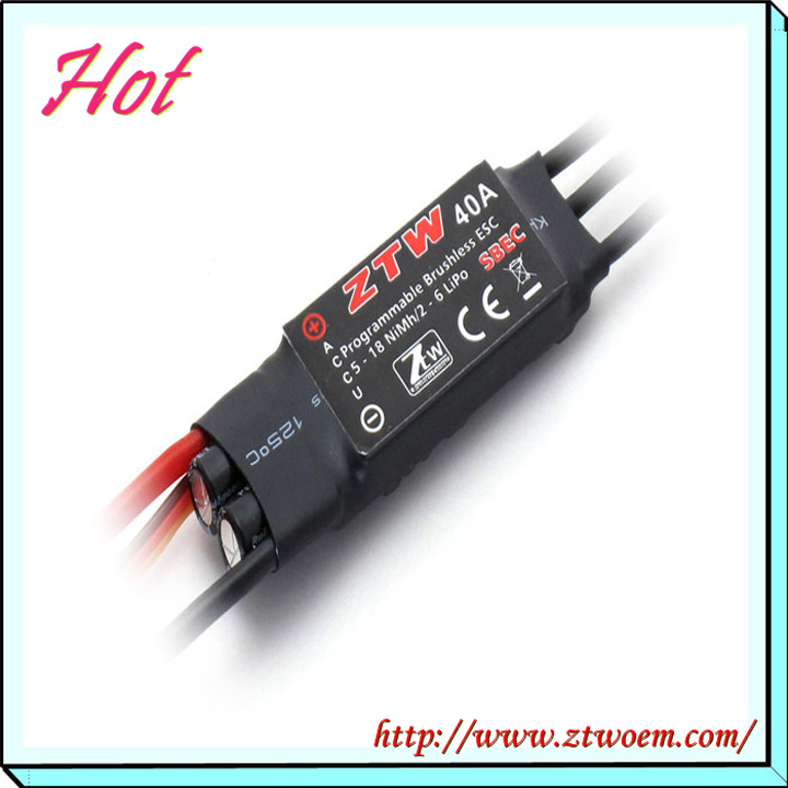 Brushless ESC A-ZTW 40A SBEC for Aircraft/Heli