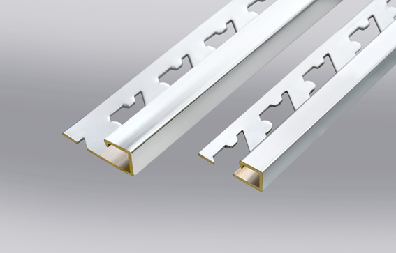 Alluminium decorative square edge profile