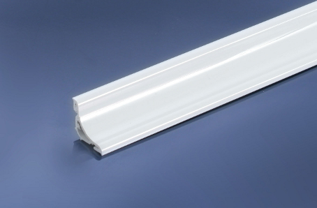 Pvc sanitary coved-shaped profiles