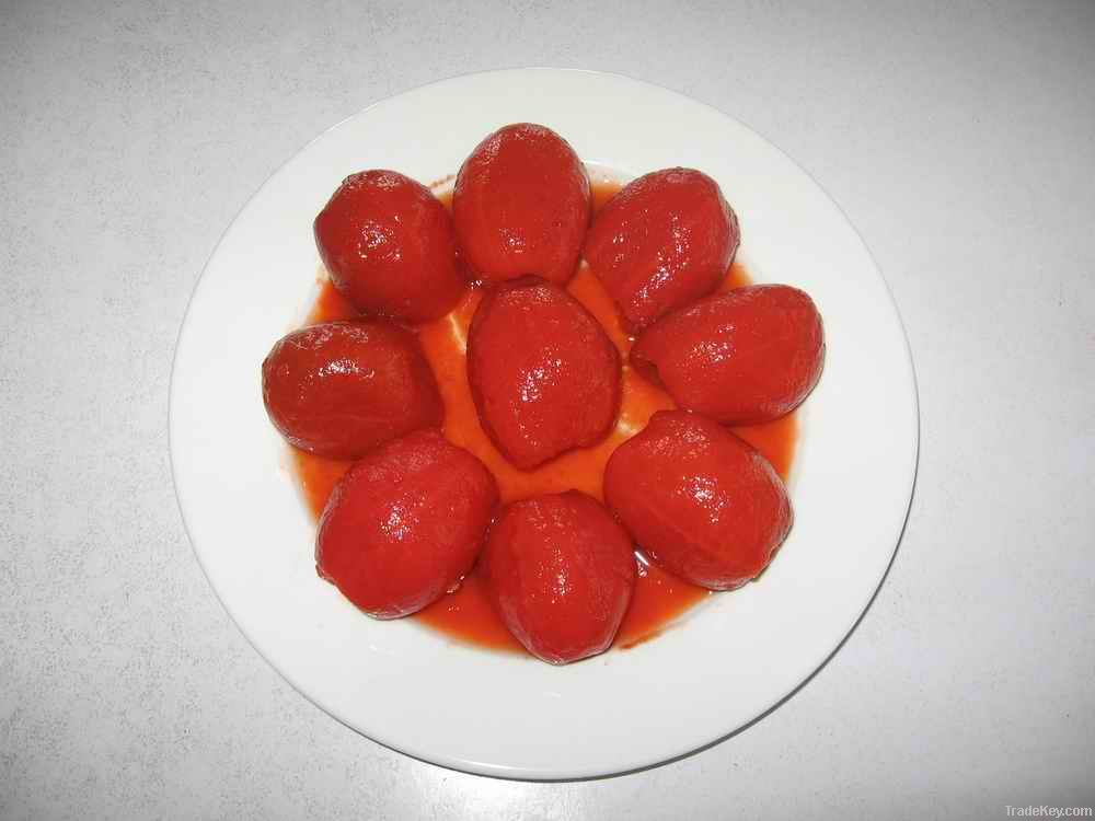 whole peeled tomato