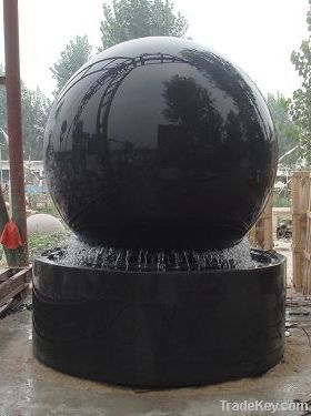 Marble ball fountain