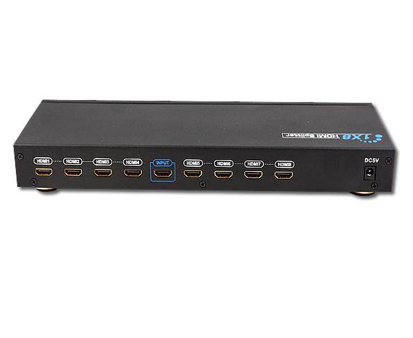 HDMI splitter 1X8 , HDMI SPLITTER 1 TO 8   HDMI 1.3