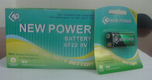 zinc carbon battery 9V