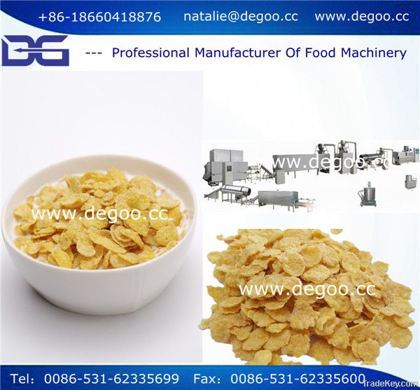 Breakfast Cereal Corn Flakes / Coco Ring /Fruit Loops Process Line