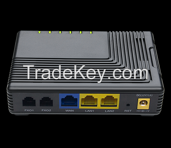 Top Selling 2 Ports FXS 2 FXO VoIP Media Gateway for Call Terminal