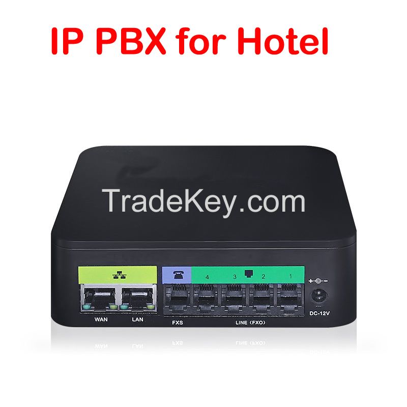 2-8 FXO IP Pabx with 800 SIP Extetions Support IP Broadcasting System, Ivr System