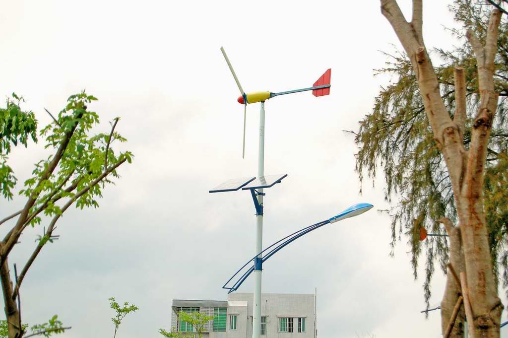 Solar and Wind Hybrid street lamp