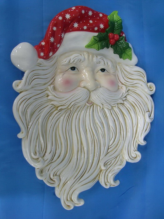 Ceramic santa&#039;s plate