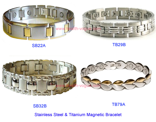 Titanium magnetic bracelet