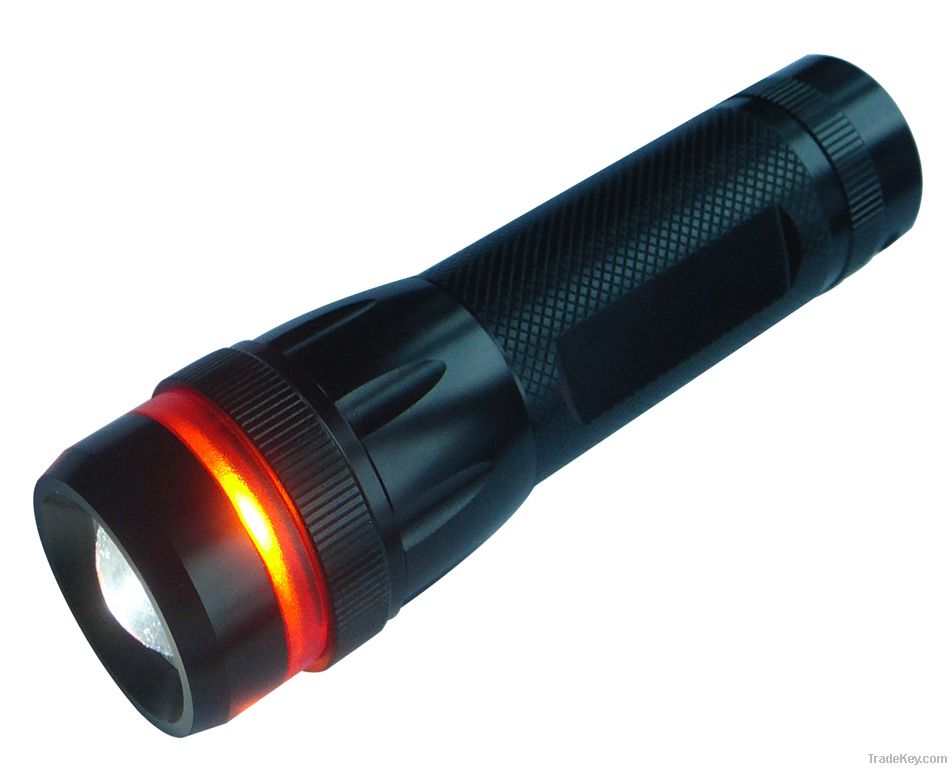 Aluminum flashlight..