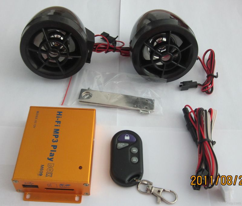 motorcycle anti-theft digital Mp3 cycle alarm