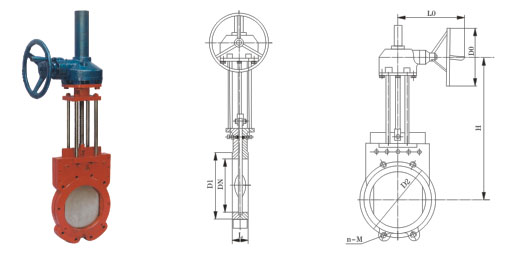 Bevel Gear Drive slurry valve