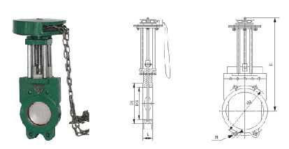 Sprocket  Drive Slurry Valve