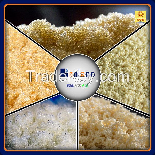 ion exchange resin cation anion for water softening