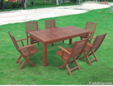 wooden outdoor furniture