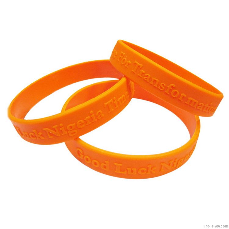 Embossed Silicone Bracelet