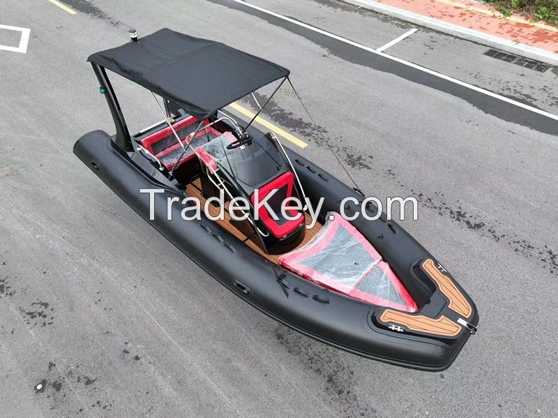 China Boat Factory Rib Boat 580 19feet 5.8m Fiberglass Rigid Hull Inflatable Boat Hypalon Zodiac/Houseboat/Speed/Sport/Yacht /Pontoon/Rib /Aluminum/Fishing Boat